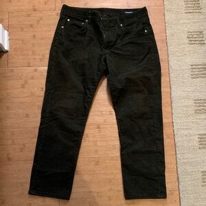 Bonobos Green Corduroy Slim Pants